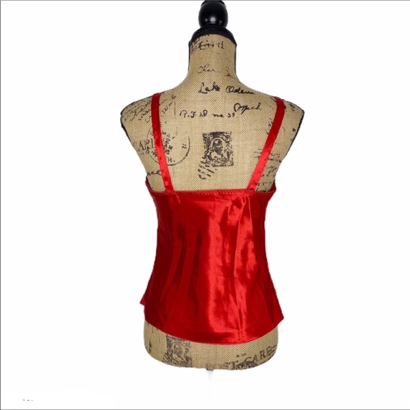 Vintage Red Silky Cami NWT Size Small - Picture 4 of 7